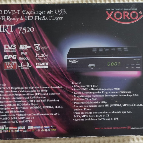XORO HRT 7520 digital receiver like new, complete set