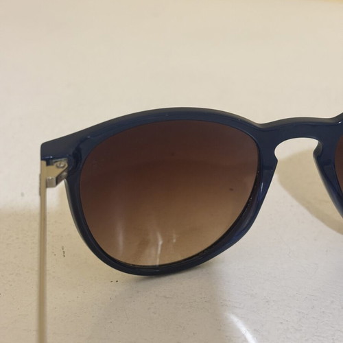Vespa sunglasses like new, dark blue and silver frame with gradient lenses