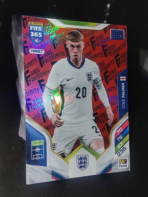 Cole Palmer Red Parallel 2026 Panini Adrenalyn XL FIFA 365 card like new