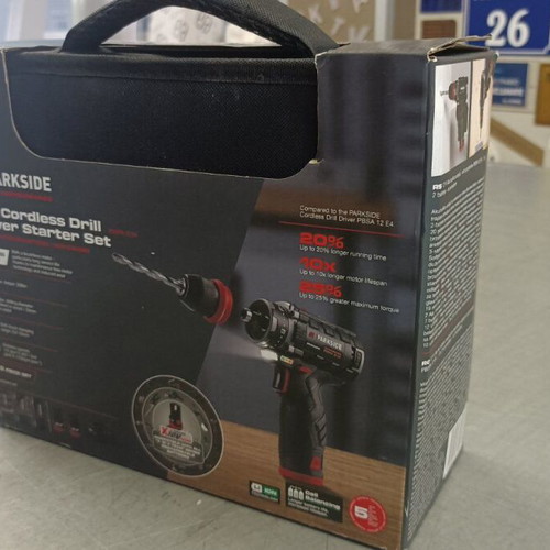 Parkside PBSPA 12 E4 12V Cordless Drill Driver new