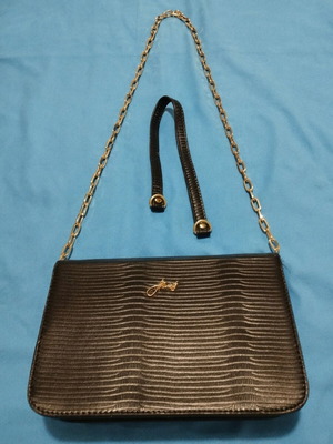 Privata Vintage 3-in-1 Bag New Old Stock Black Lizard Skin