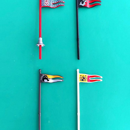 Playmobil flags set used