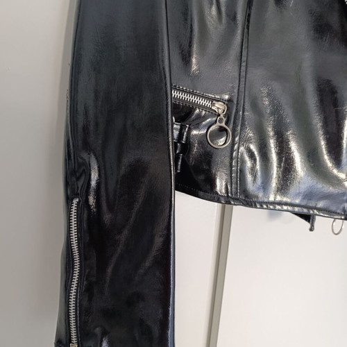 Sinequanone Patent PVC Biker Jacket Black like new