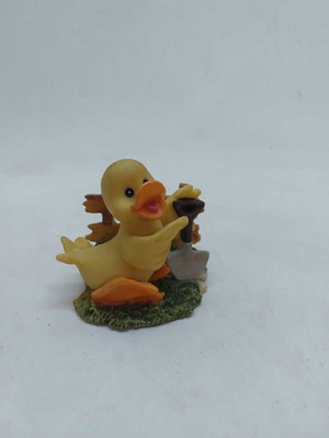 Table decoration with duck used 10x8x8cm