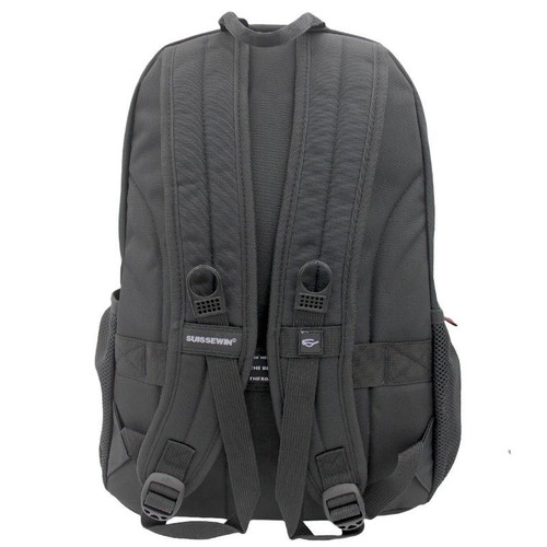 Suissewin Men's Waterproof Black Backpack New