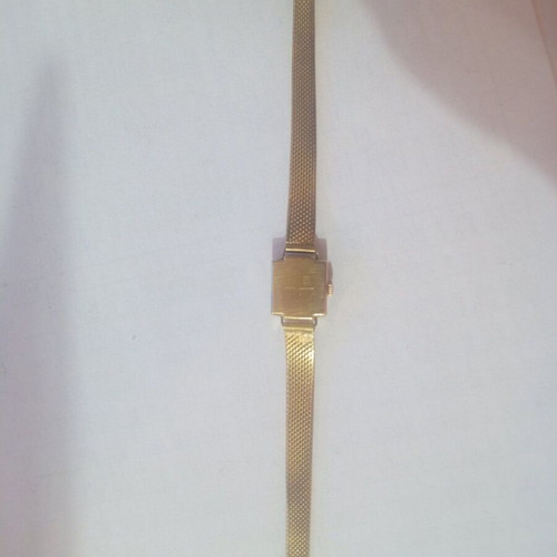 Avia Swiss Gold Watch 18k Mechanical Used Women's