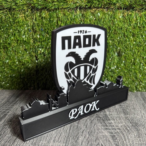 PAOK FC 3D Printed Decorative Collectible 20cm New