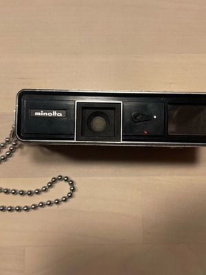 Minolta 16 camera model P used with case