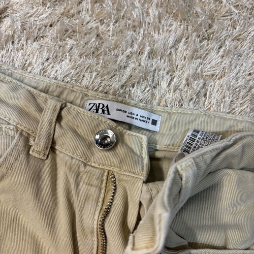 Jean mom fit Zara beige like new, size S / 36 / 8