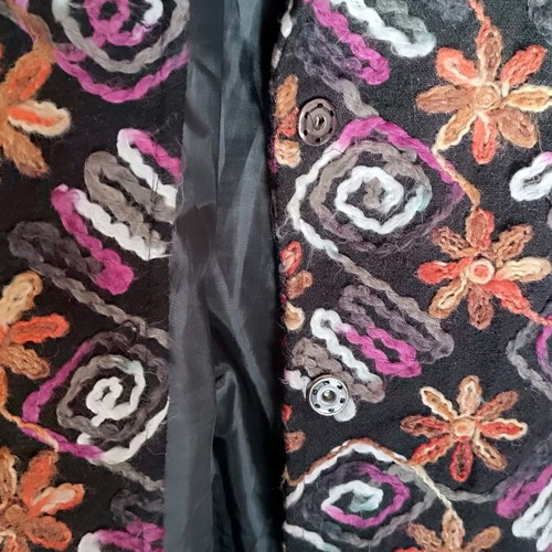 Italian coat like new, multicolored, size M