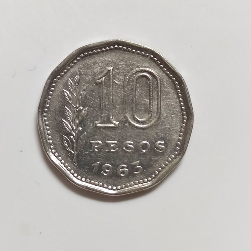 Argentina 10 Pesos 1963 νόμισμα μεταχειρισμένο
