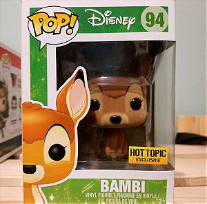 Funko pop Bambi 94 hottopic exclusive flocked