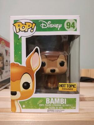 Funko Pop Bambi 94 Hot Topic Exclusive flocked μεταχειρισμένο