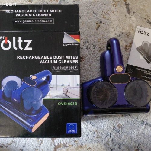 Oliver Voltz OV51003B Cordless Dust Mite Vacuum Cleaner like new