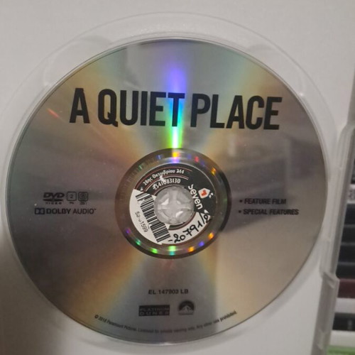 A Quiet Place DVD used, subtitles, social drama thriller