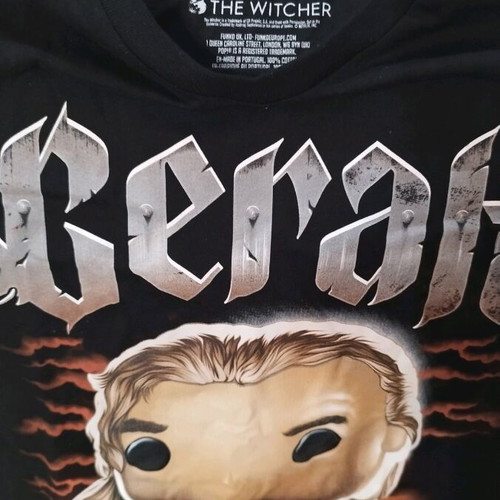 The Witcher Geralt T-shirt new, size Large