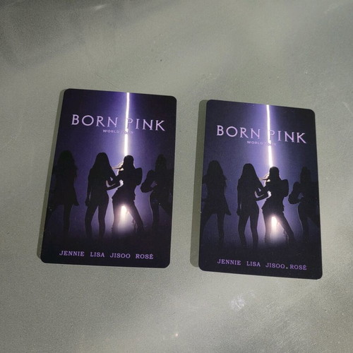 Blackpink Born Pink photocards like new, pack of 7