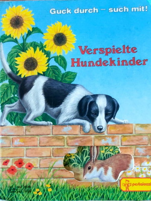 Verspielte Hundekinder illustrated German children's book