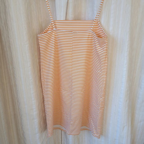 Zara summer dress like new, size M, white and orange