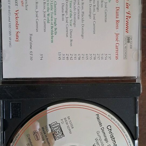 CD Placido Domingo, Dianna Ross, Jose Carreras classical music like new