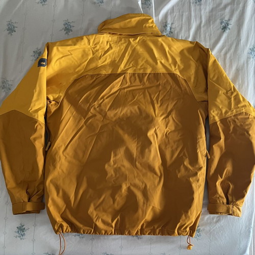 Helly Hansen jacket used, waterproof, warm, size L, yellow and orange