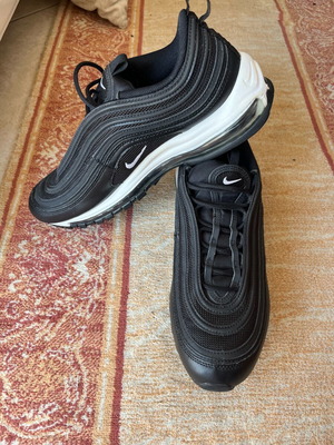 Nike Air Max 97 like new, black sneakers size 44.5