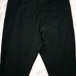 Zara pants medium black with side zipper and back slit like new