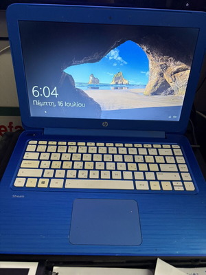 HP Stream 100 14 ιντσών laptop μεταχειρισμένο, AMD A-Series, 4GB RAM, HDD