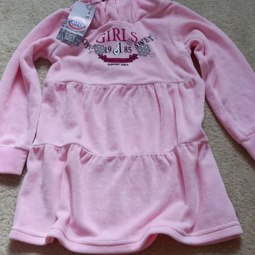 Joyce girls' sport dress pink new, age 4