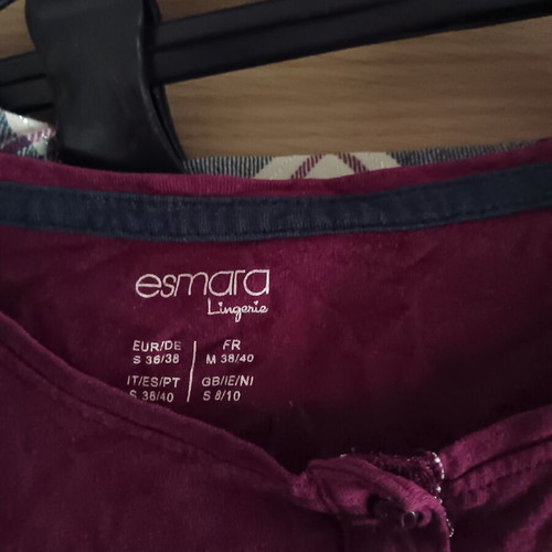 Esmara women's pajama set used, size S, purple