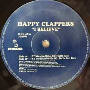 Happy Clappers I Believe vinyl record used, electronic genre