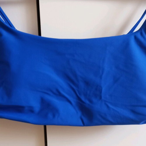 Shein blue bikini top new, size S