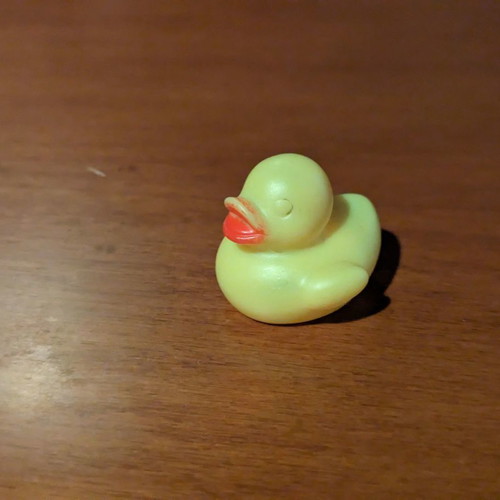 Plastic little duckling