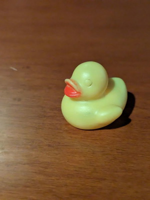 Plastic little duckling
