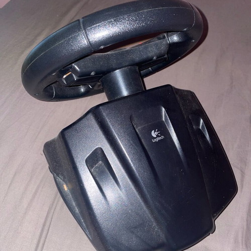 Logitech computer steering wheel like new