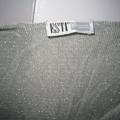 Esti elegant blouse silver like new, size M