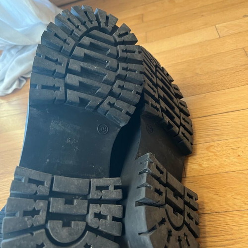 Black sock boots like new, size 38