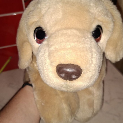 Plush dog large, like new