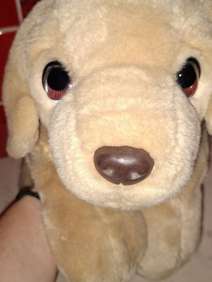 Plush dog large, like new