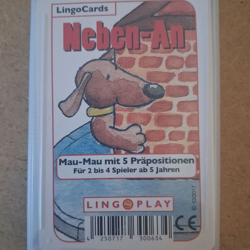 Lingo Cards German Learning Card Game Neben - An, new