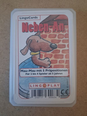 Lingo Cards German Learning Card Game Neben - An, new