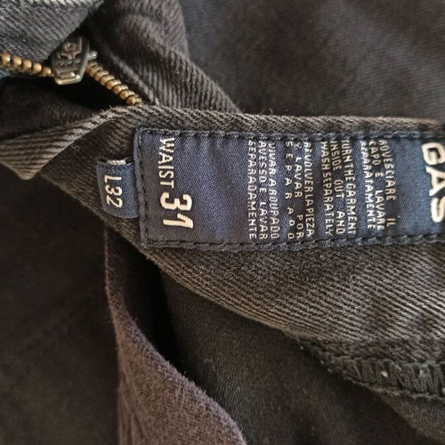Gas Slim Jean W31/L32 used, black men's pants