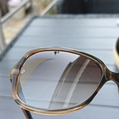 Giorgio Armani sunglasses like new, brown and purple