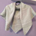 Triangle scarf gray new