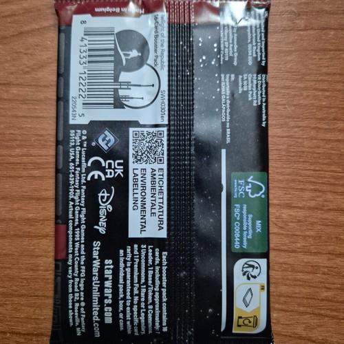 Star Wars Unlimited Twilight of the Republic pack new