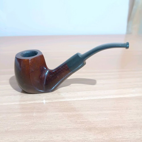 Vintage De Luxe Pipe tobacco pipe used, briar wood
