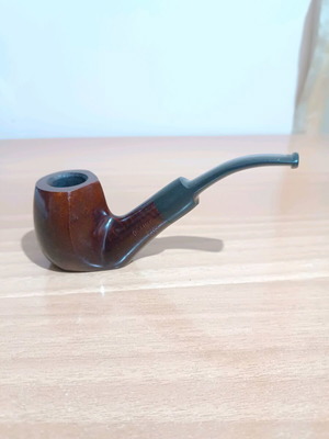 Vintage De Luxe Pipe tobacco pipe used, briar wood