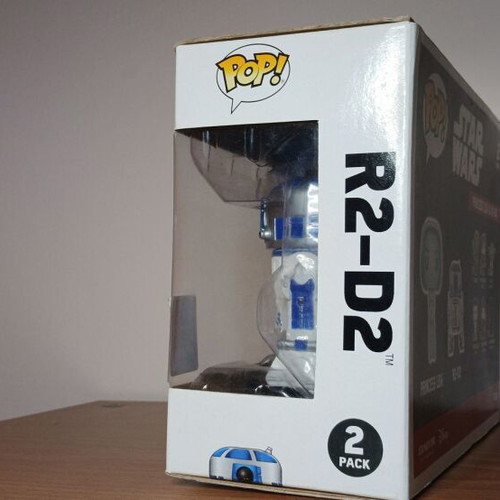 Funko Pop! Princess Leia & R2-D2 2-Pack 2017 SC Exclusive like new