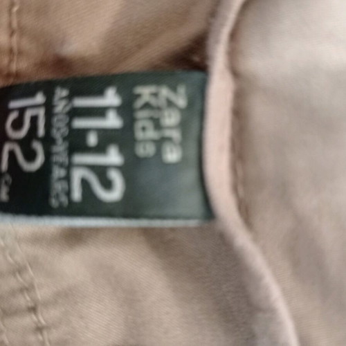 Zara Capri Pants for Girl 11-12 Years Like New, Brown