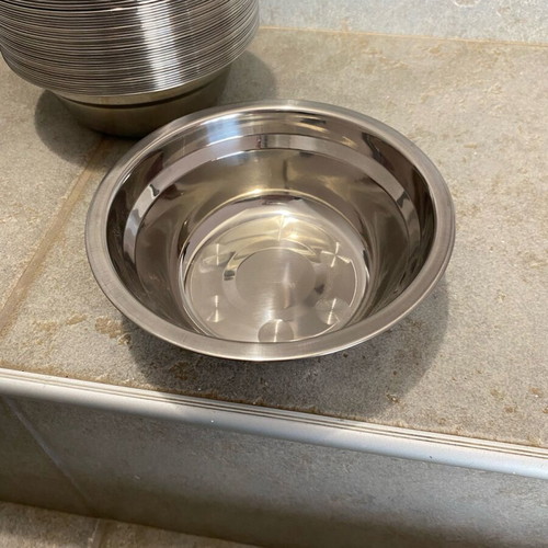 Metal Stainless Bowls set of 25 new
